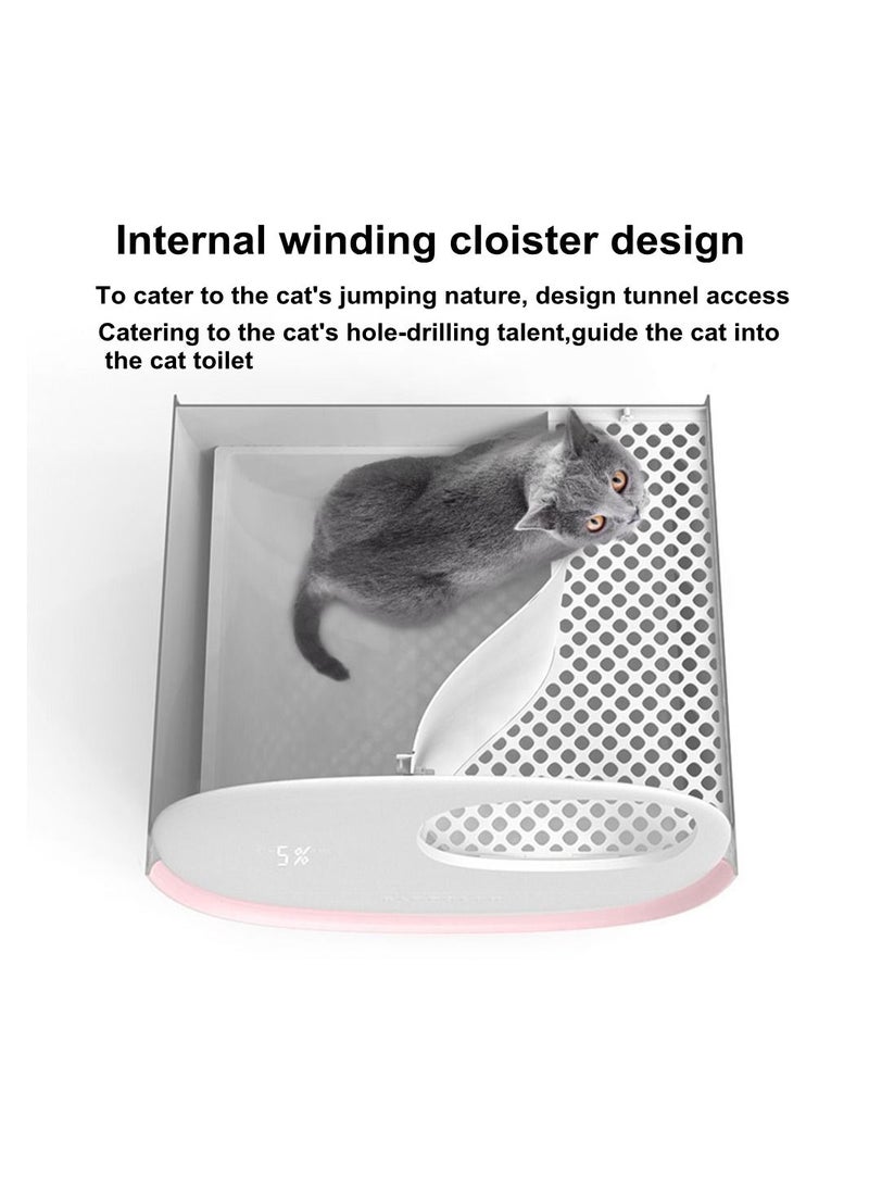 Cool Baby COOLBABY Smart Cat Litter Box Fully Enclosed Drawer Cat Toilet Intelligent Sensing Automatic Cleaning Taste  - Image 4