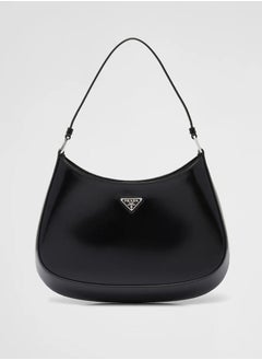 Cleo glossy leather shoulder bag