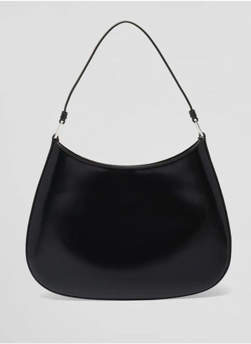 PRADA - Cleo glossy leather shoulder bag - Image 1