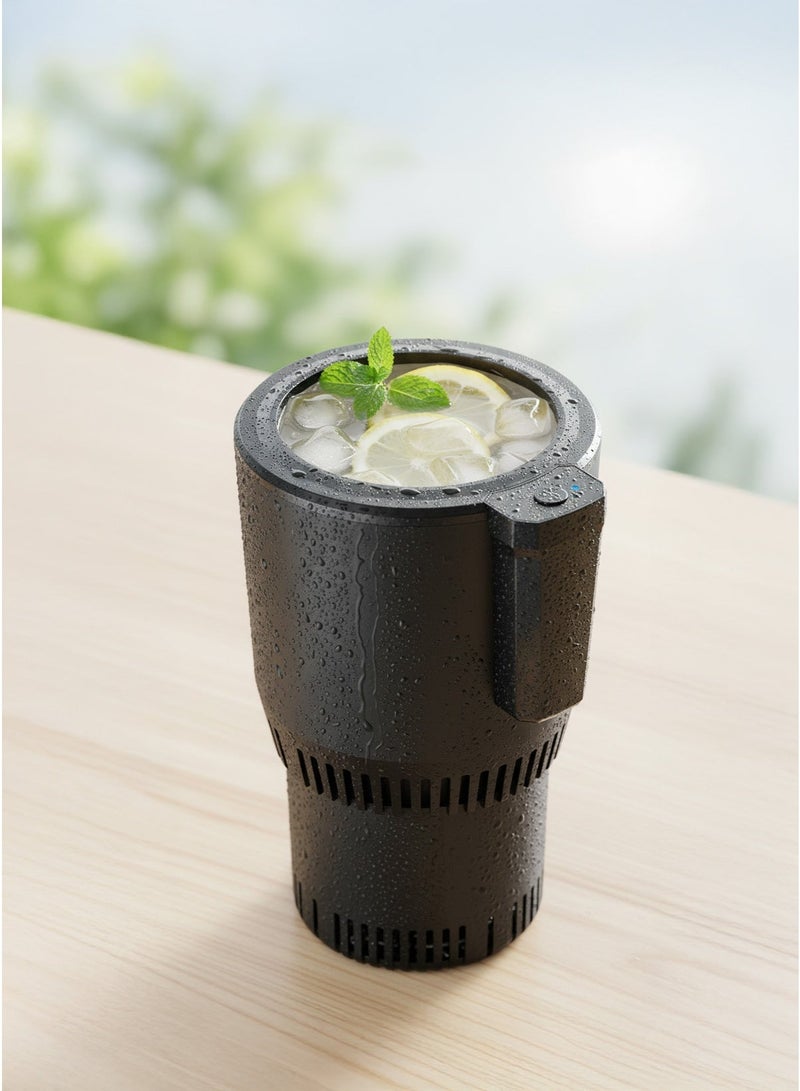 Smart Car Hot & Cold Cup – Mini Car Refrigerator & Heater with Screen Display, Portable for Home & Vehicle Use - Image 2