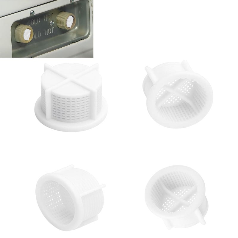 Upgraded AGM73269501 Washer Water Inlet Valve Filter Screen for LG Kenmore Washers Replaces for AP5202486 1810261 AH3618281 EA3618281 PS3618281 Pack of 4