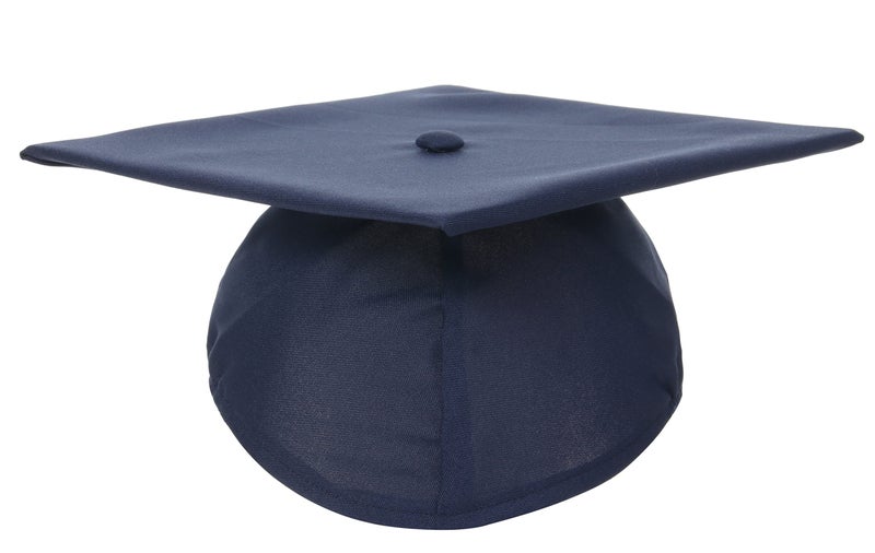 Newrara Graduation Unisex Matte Adult Graduation Cap with Tassel (Navy Blue) - Image 2