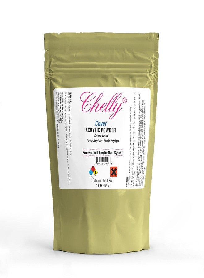 Chelly Superior Sculpting COVER Acrylic Powder Professional Acrylic Nail System Beige Pink Nude 16 oz 454 g (Cover Nude) - Image 1