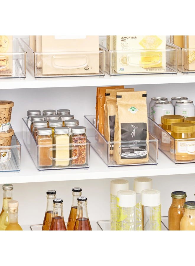 InterDesign Home Kitchen Organizer Bin for Pantry, Refrigerator, Freezer & Storage Cabinet 16" x 6" 3", Clear - Image 3