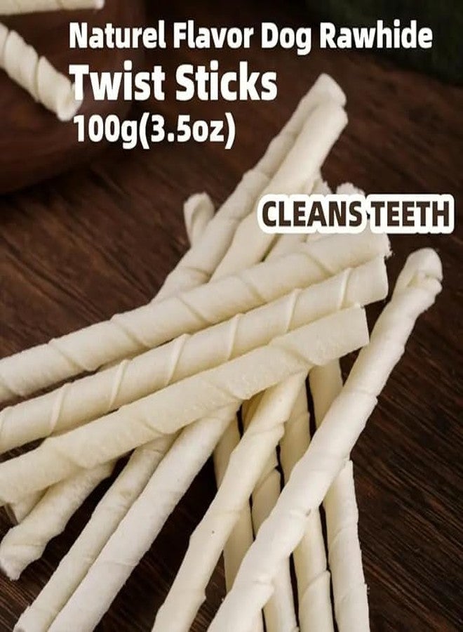 Pups&Pets Dogs Natural Twisted Rawhide chew Sticks | Calcium White Twisted chew Stick | Fresh & Natural Rawhide Treats for All Dogs Breeds (500 gm) - Image 5