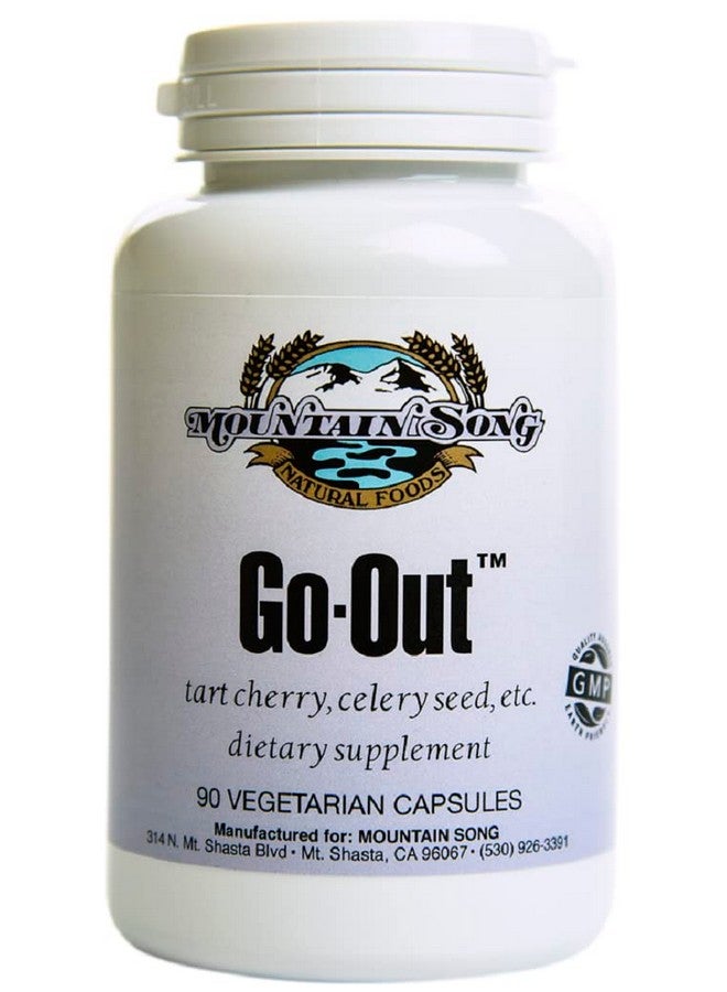 Mountain Song Go Out Relief Joint Formula and Uric Acid Support with Tart Cherry Concentrate, Black Cherry Extract 20:1, Celery Seed Extract and Turmeric Root. Helps You Get Out and About. It Works! - Image 1