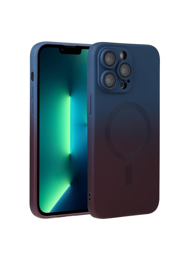 Zaboon Case For iPhone 13 Pro Max Liquid TPU Silicone Gradient MagSafe Phone Case - Image 1