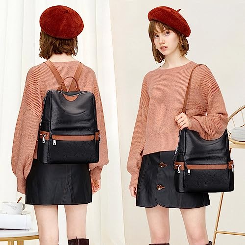 TrueArch Leather Backpack for Women Elegant Backpack Purse Ladies Leather Shoulder Fitting Rakhi Gift for Sister, Mother Bhabhi (BCATL) - Image 2