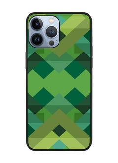 Stylizedd Rugged Black edge case for Apple iPhone 13 Pro Max Slim fit Soft Case Flexible Rubber Edges Anti Drop TPU Gel Thin Cover - Geometric Reflections  - Image 1