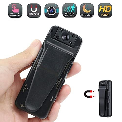 smars HD WiFi 1080P Pocket Body Camera | Night Vision | Motion Detection 180 Degree Rotating Wearable Bodycam - Image 2