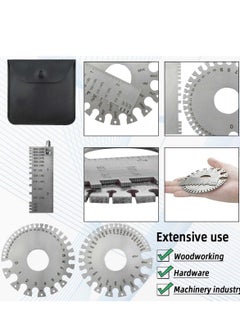 Y&D Stainless Steel Wire Metal Sheet, Standard Welding Gage, Round Cable Sheet Stainless, Thickness Gauge, Gauge for DIY, Construction, Decoration  - Image 5