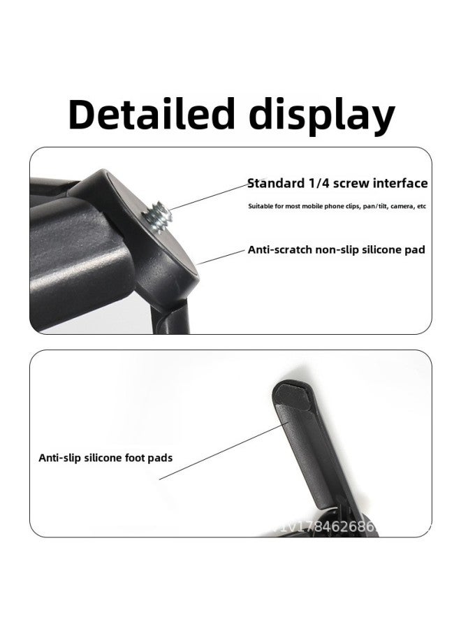 Generic For DJI Pocket3 Mini Handheld Tripod Pocket Head Camera Telescopic Rod Triangle Desktop Bracket-Color:Portable Mini Tripod  - Image 3