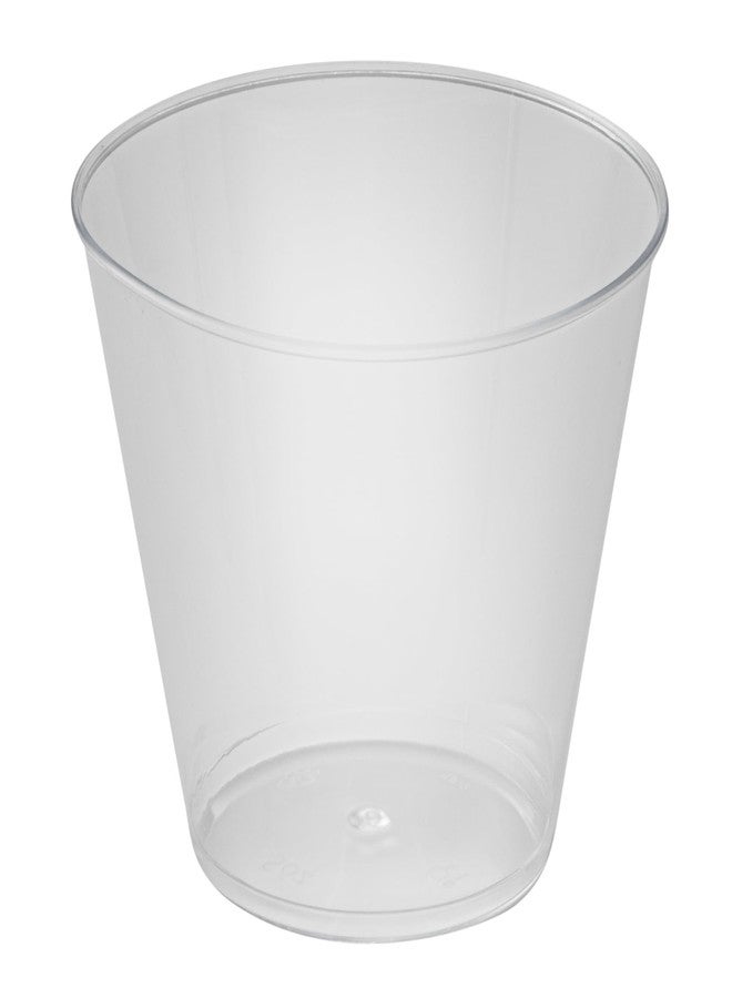 Restaurantware RW Base 5 Ounce Party Cups 20 Disposable Drinking Cups - With Rolled Rim Round Clear Plastic Cocktail Glasses Serve Vodka Tequila Or Whiskey For Birthdays Weddings And More - Image 2