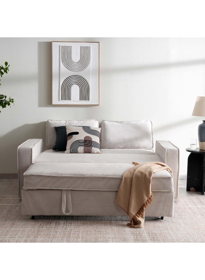 Pan Home Mool Sofa Bed - Off White - Image 5