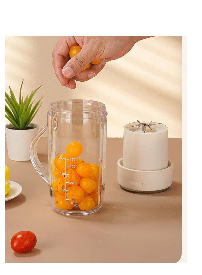 330ML Juicer Multi functional Electric Mini Portable Fruit Squeezing and Juice Mixing Cup - Image 4
