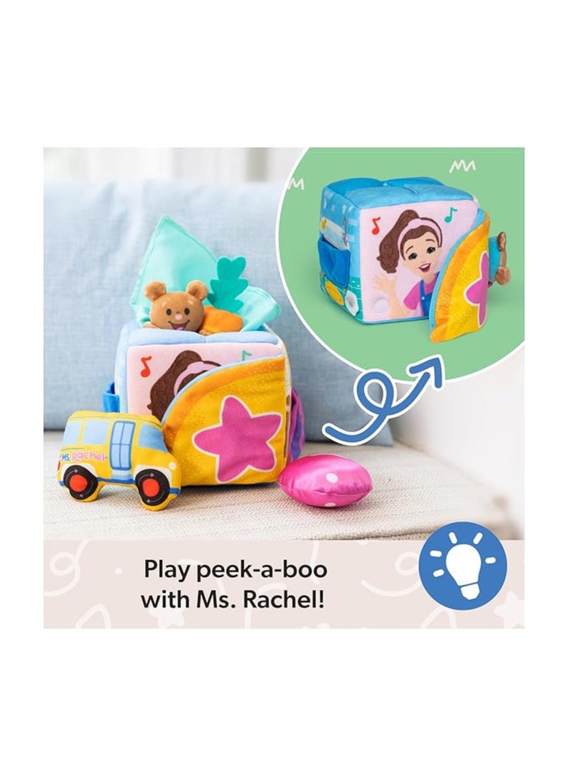 مس ريتشال صندوق ألعاب تعليمية بنمط المفاجآت من مس ريتشال ، ألعاب تعليمية مع حيوانات محشوة، ألعاب وأنشطة حسية للأطفال، ألعاب أطفال للبنات والأولاد من سن 0-2 سنة فما فوق، قماش - Image 5