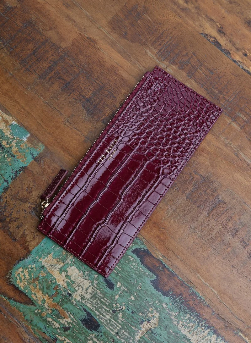 Ted Baker Alethai Croc Effect Travel Wallet