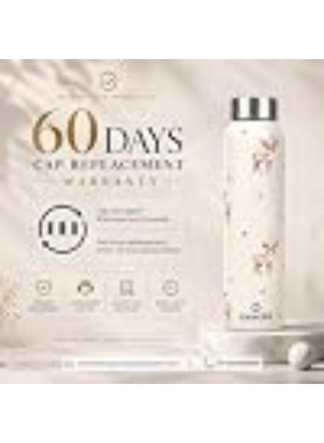 Speedex Stainless Steel Printed Water Bottle 1 Ltr 1000 ml, BIS Approved, Leak Proof Screw Cap Bottle for Office, School, Travel, Daily Use for Men, Women, Kids, Adults, Baby Deer, Set of 1 - Image 3