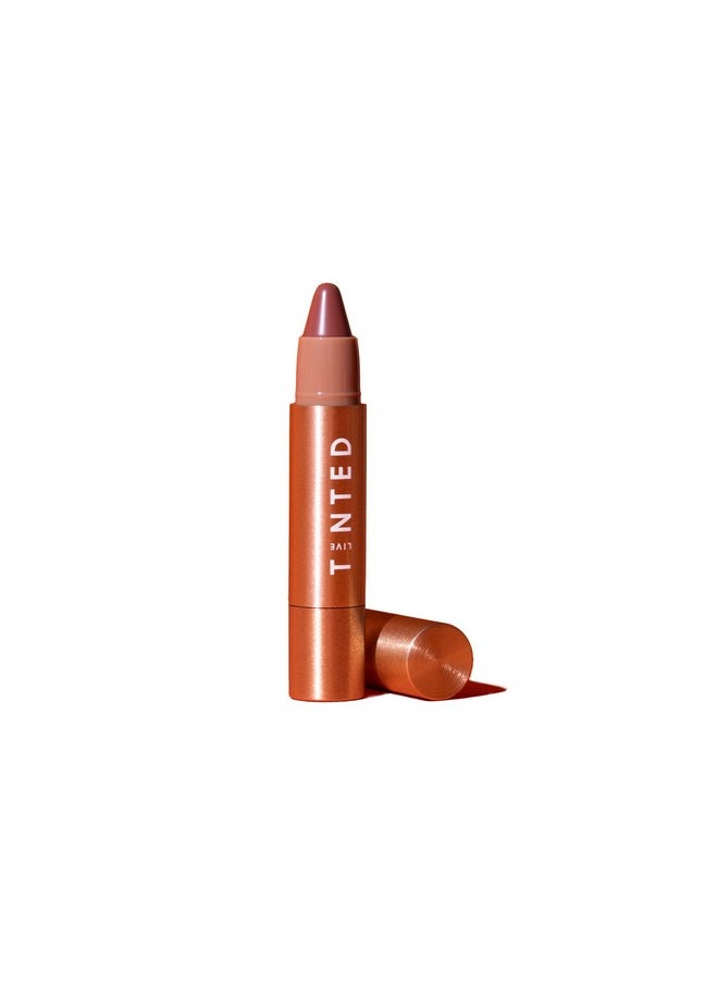 LIVE TINTED - Huestick Multistick In True: Ultra Creamy, Eye, Lip, And Cheek Multistick, Packed With Hydrating Hyaluroinc Acid, Squalane, Vitamins C + E, 3G ; 0.1Oz - Image 1