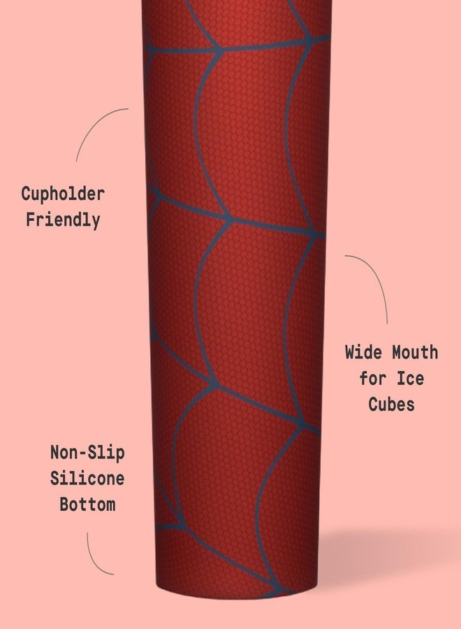Corkcicle Sport Canteen - Keeps Beverages Cold 25 Hours - Triple Insulated Stainless Steel - Screw-On Lid - Reusable Bottle - Summer Drinkware Gift - Keeps Drinks Ice Cold - 20 oz - Spider-Man - Image 4