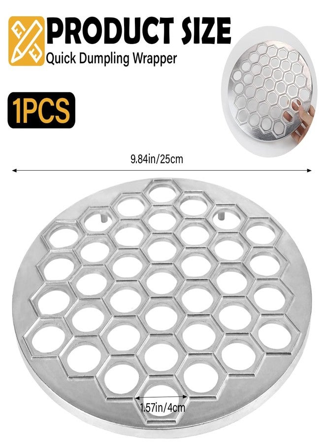 DOERDO DD DOERDO Ravioli Maker Dumplings Mold, Pelmeni Meat Dumplings Maker Handmade Dumpling Cutter for Pelmeni Dumpling, Silver - Image 2