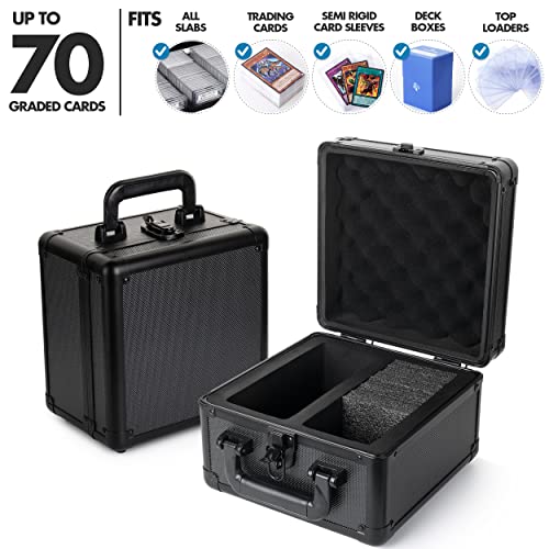 FunGuys Graded Card Storage Box, Trading Card Case for PSA Graded Pokemon Cards, Sports Card Storage Boxes, PSA Card Case Holder, Baseball Slab Case for Trading Cards, BGS - Image 5