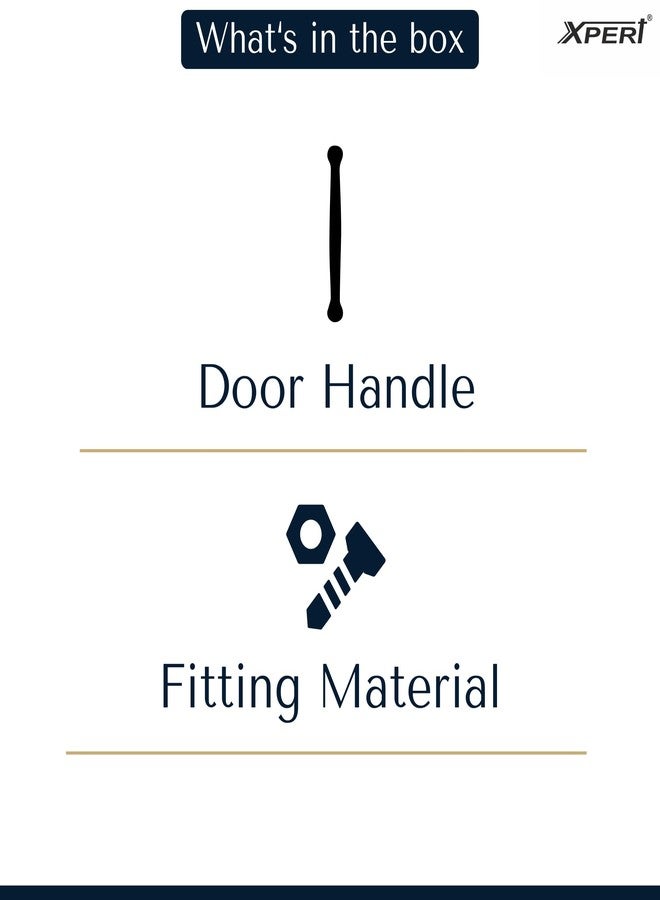 Xpert Plain & Classic Antique Finish (10 Inches) Stainless Steel Main Door Handle (Pack of 1) - Image 5