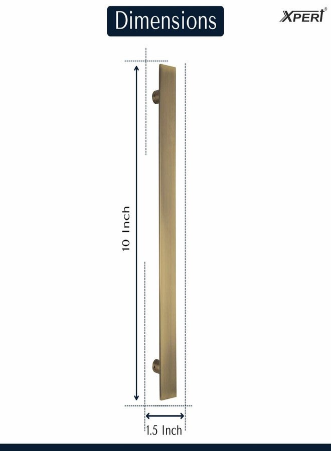 Xpert Plain & Classic Antique Finish (10 Inches) Stainless Steel Main Door Handle (Pack of 1) - Image 3