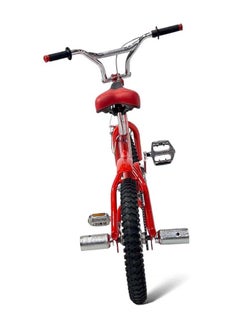 AL BADER Cobra Kids Bike For 8-11 Years Old, Adjustable Seat, dualbrake, 16-Inch Size Bicycle With Training Wheels, Red Color, Gift For Kids  - Image 3