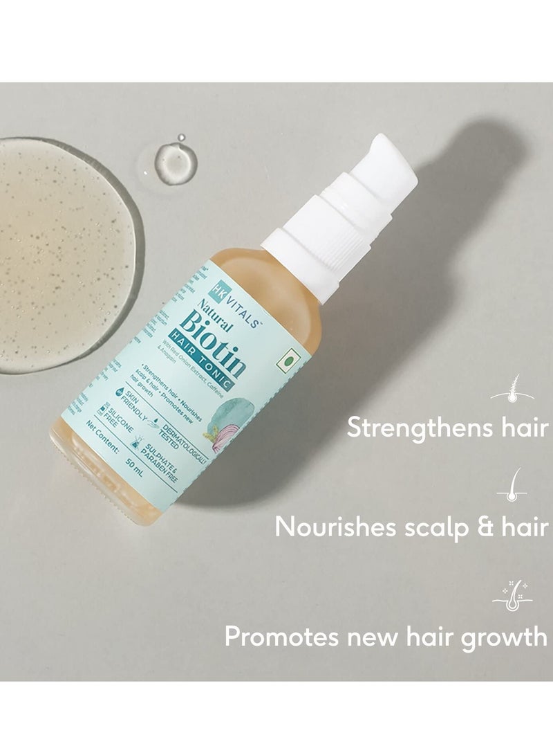 HK VITALS by HealthKart Biotin Hair Tonic for Hair Growth 50ml - Image 2