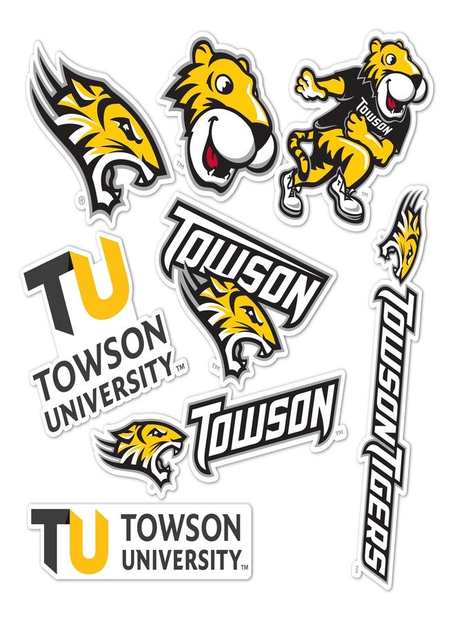 Desert Cactus Towson University Sticker Tigers Sticker Vinyl Decals Laptop Water Bottle Car Scrapbook Sheet T2 (Type 2) - Image 1