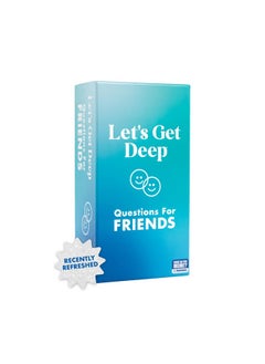 Let'S Get Deep: Friends Edition With New Refreshed Content By Relatable, Fun Group Connection Card Game Ideal For Friendsgiving Game Night. Includes 300 Cards With Three Personal Levels And Activities