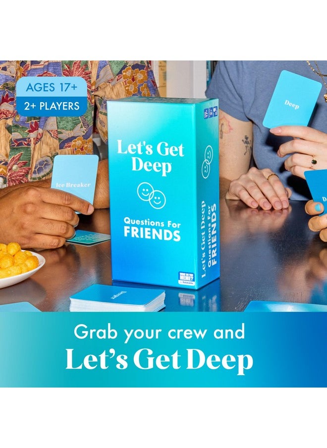 WHAT DO YOU MEME? - Let'S Get Deep: Friends Edition With New Refreshed Content By Relatable, Fun Group Connection Card Game Ideal For Friendsgiving Game Night. Includes 300 Cards With Three Personal Levels And Activities - Image 1