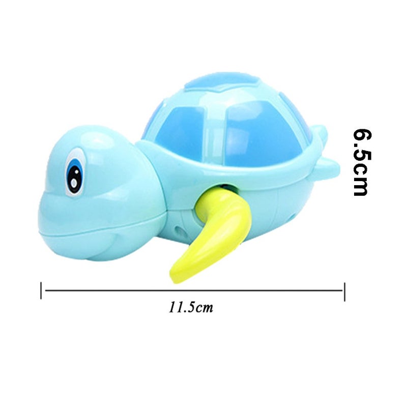 WedFeir 3pcs Bath Swimming Turtle Toy for Baby Toddler, Wind Up Chain Bathing Water Toy, Swimming Bathtub Pool Cute Swimming Turtle Toys for Boys Girls. - Image 4