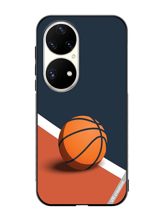 VR CREATIVE Protective Case Cover For Huawei P50 Pro Basketball Design Multicolour - Image 1