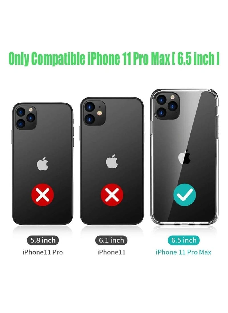 traditious - iPhone 11 Pro Max Clear Case – Soft TPU Transparent Silicone Gel Back Cover | Shock-Absorbent Protective Case with Reinforced Corners | Slim & Lightweight Phone Case – Crystal Clear - Image 1