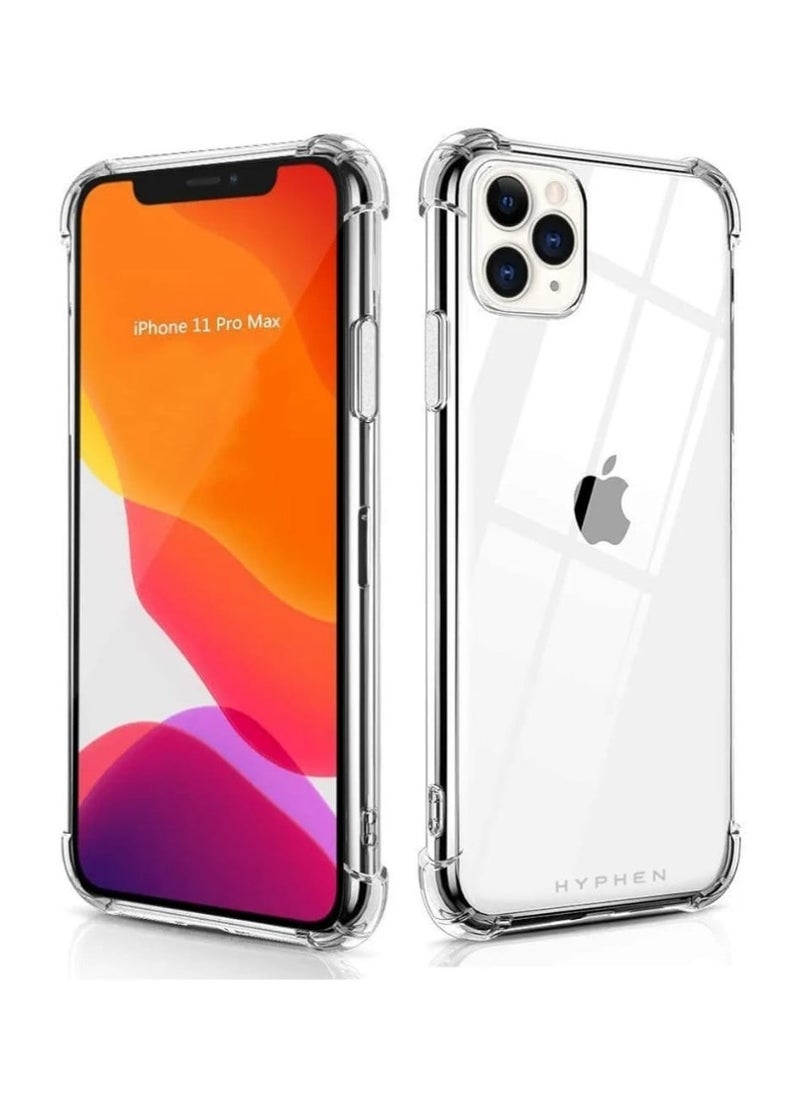 traditious - iPhone 11 Pro Max Clear Case – Soft TPU Transparent Silicone Gel Back Cover | Shock-Absorbent Protective Case with Reinforced Corners | Slim & Lightweight Phone Case – Crystal Clear - Image 1