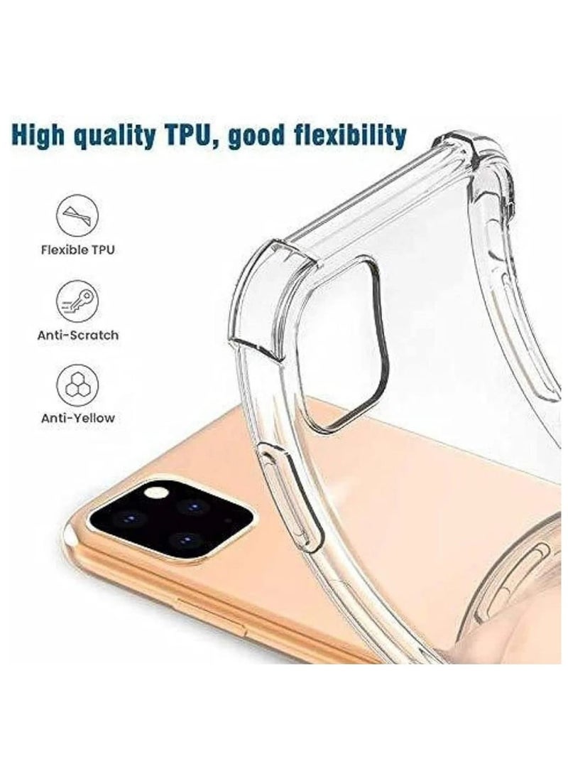 traditious - iPhone 11 Pro Max Clear Case – Soft TPU Transparent Silicone Gel Back Cover | Shock-Absorbent Protective Case with Reinforced Corners | Slim & Lightweight Phone Case – Crystal Clear - Image 1