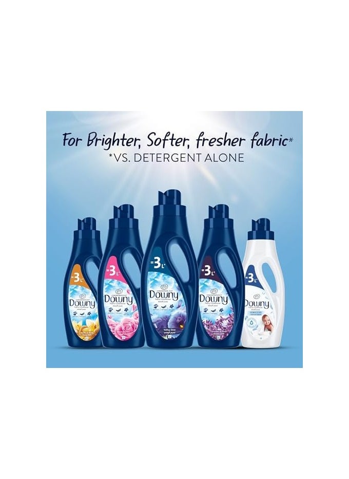 Downy Downy Fabric Conditioner, Concentrate, Rose Garden Variant, Color Protection, More Softness, Longer Lasting Freshness, 3L  - Image 4