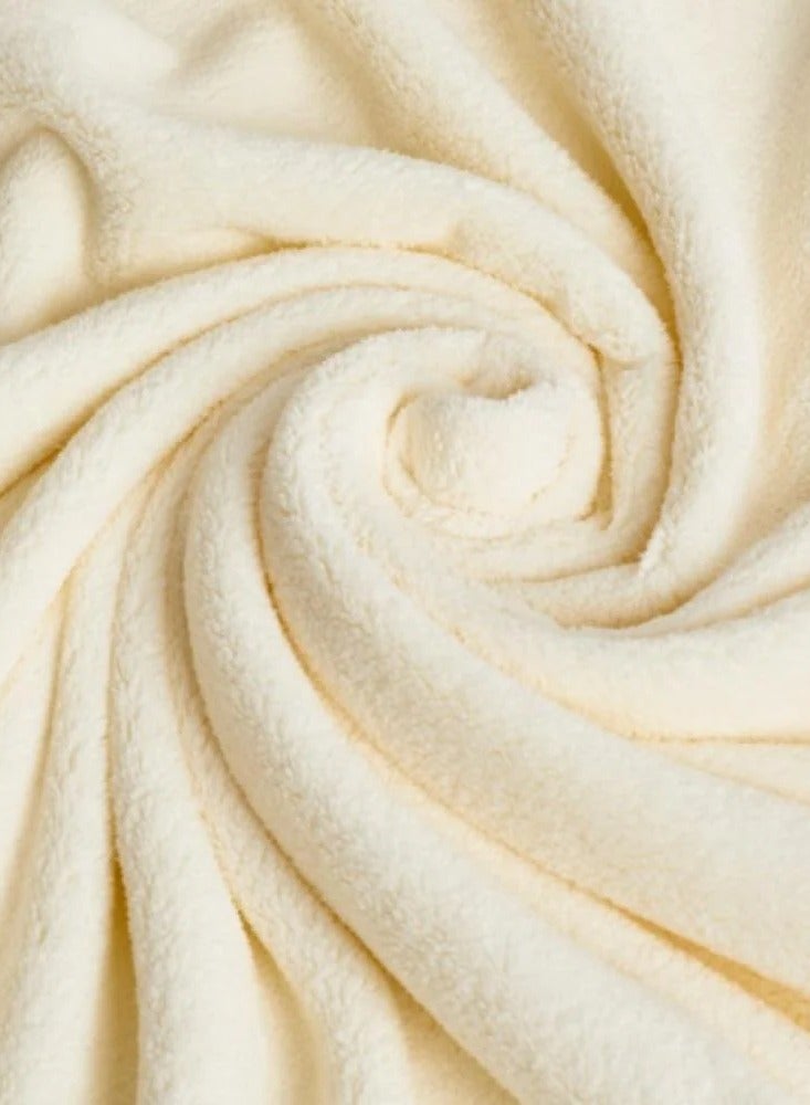lanozan Face Towel Size 75*40*1.5cm Off White - Image 3