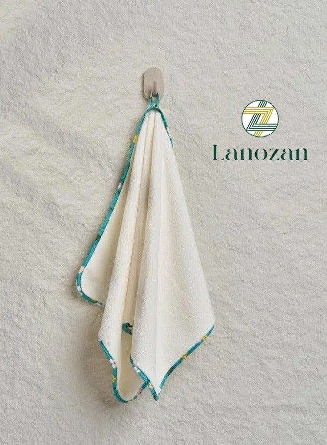 lanozan Face Towel Size 75*40*1.5cm Off White - Image 1