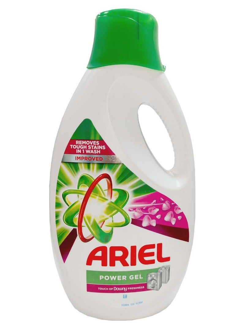 Ariel Ariel Power Gel Touch of Downy Freshness Powerful Stain Removal Fresh Fragrance 1.8Ltr  - Image 1