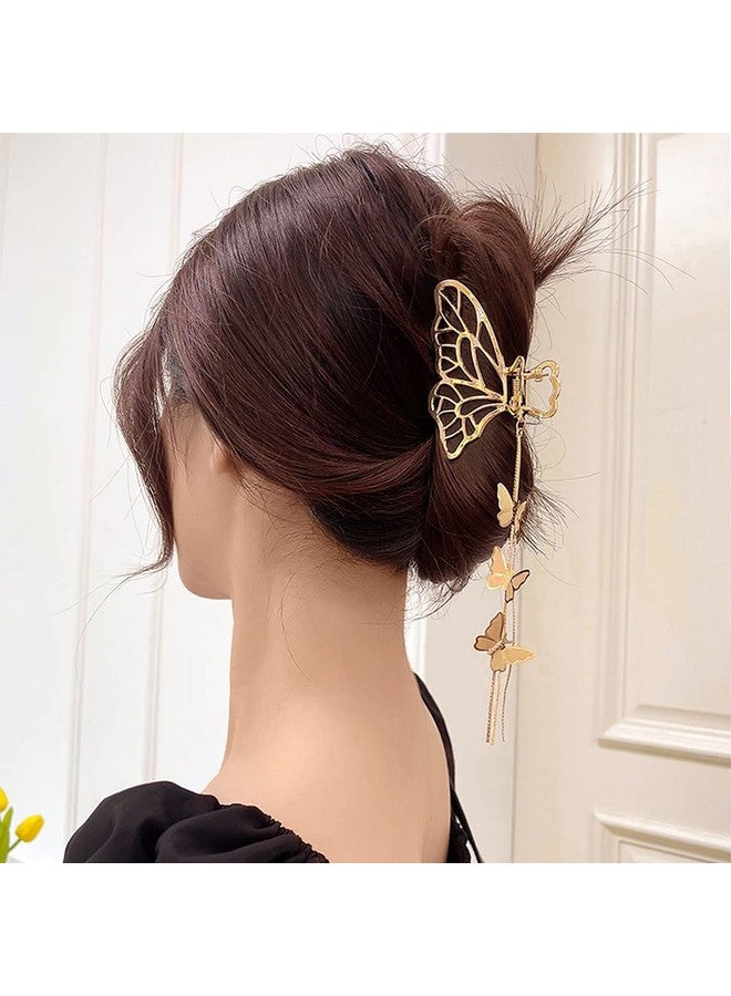 Fameza Women Girls 1 Cat'S Eye Stone Daisy Hair Claw Clips Fashion Alloy Rhinestone Hair Jaw Clips Non Slip Hair Catch Barrette Hair Updo Grip Hair Accessories - Image 2