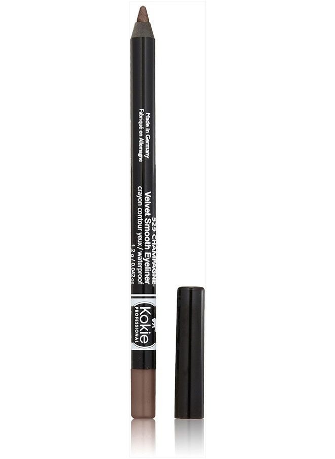 Kokie Cosmetics Waterproof Velvet Smooth Eyeliner Pencil, Bronzed, 0.042 Ounce  - Image 1
