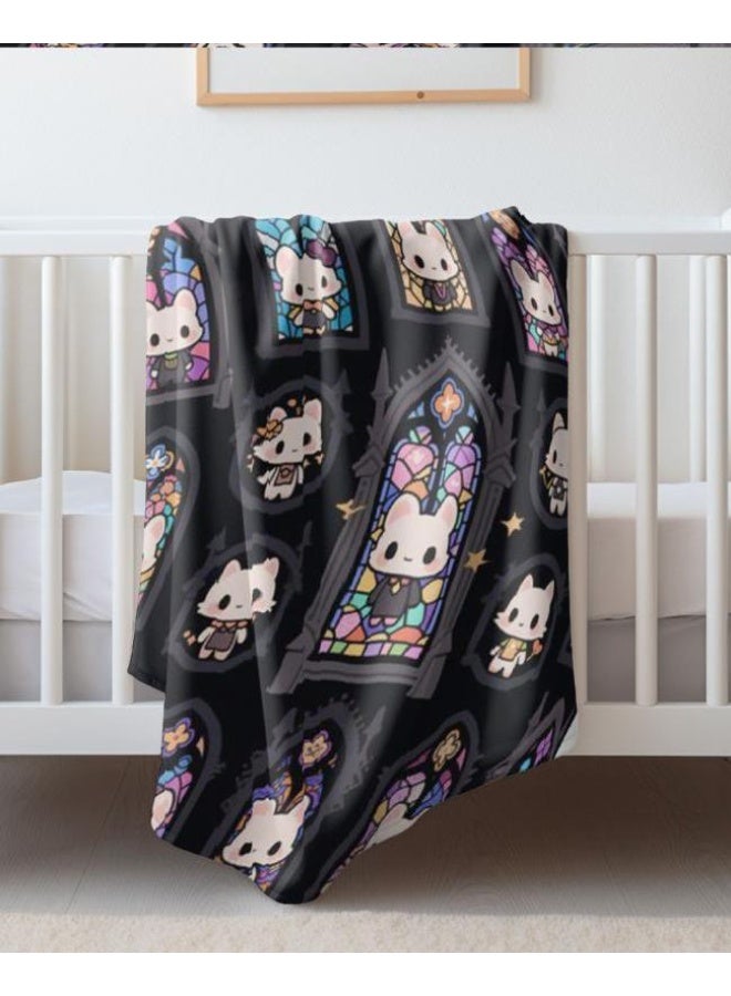 general Baby and children's cartoon flannel thin blanket (warm and comfortable, suitable for sleep, game use) 70cm*100cm - Image 4