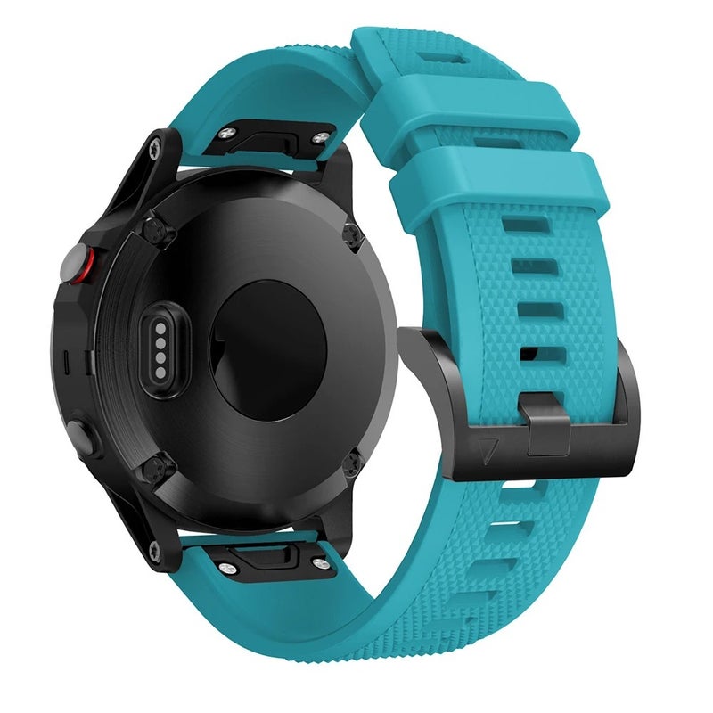 Bluejw Price Quick Fit 22mm Silicone Replacement Band for Garmin Fenix 8/7/6/5 – Durable Rubber Watch Strap to Replace the Watch Strap - Image 1