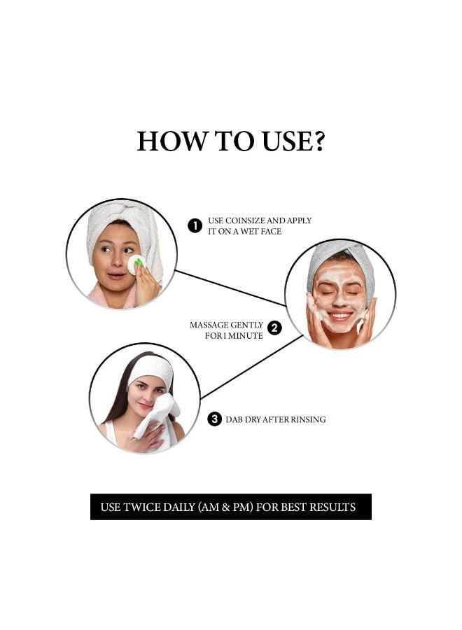 Mitchell USA Papaya Brightening Cleanser Anti Aging Face Wash, Cleanses Dirt, Removes Makeup and Brightens Complexion With Papaya Enzymes, Lotus Seed Extracts, for Unisex All Skin Type, 100ml - Image 4