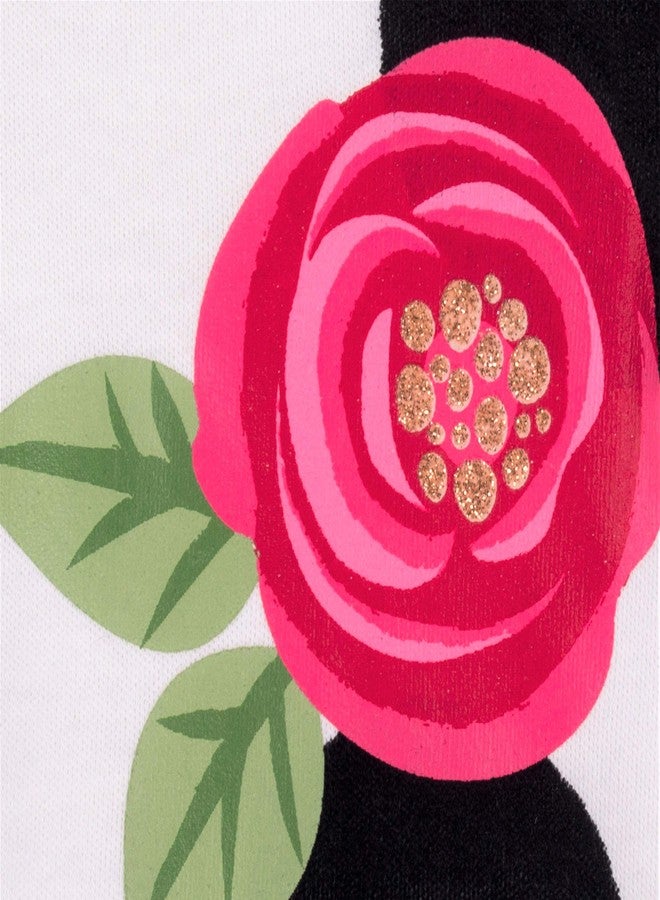 Lamaze Baby Girls Super Combed Natural Cotton Footless Stretchie One Piece Sleepwear, Toddler, Zipper, 1 Pack And Sleepers, Black Dots, 4T US - Image 4