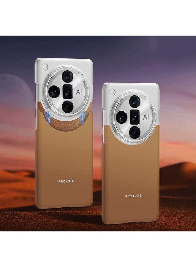 The Bros Case For OPPO Find X7 Ultra Mortise-Tenon Connection Contrast Color Shockproof Phone Case