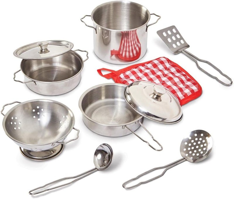 Addo Busy Me My Pots and Pans Playset, Pretend Toy, Role Play for Kids - Image 1